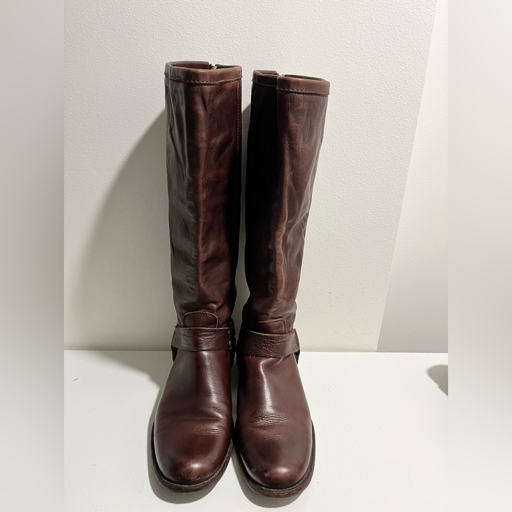 FRYE Leather Riding Boots Size 8